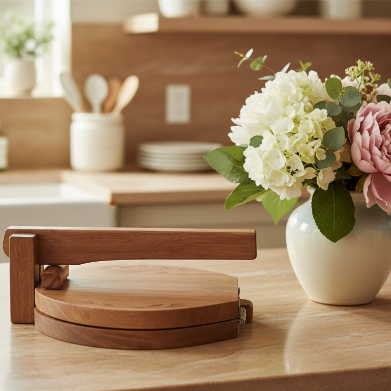 Wildflower
Wooden Tortilla Press